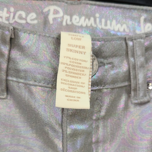 Justice Premium Denim Water Slick/ Holographic 10R - Picture 4 of 5